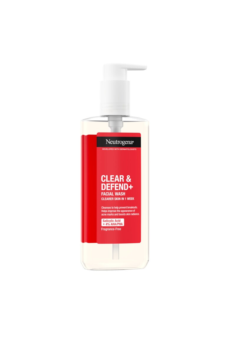 Neutrogena Gel de curatare faciala Clear & Defend pentru prevenirea acneei - Pled.ro