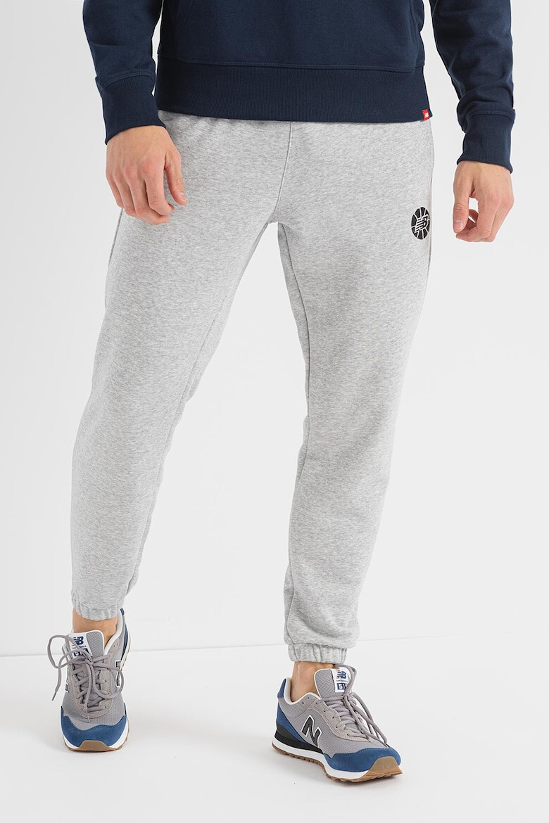 New Balance Pantaloni sport cu talie medie Hoops Essentials Fundamental - Pled.ro