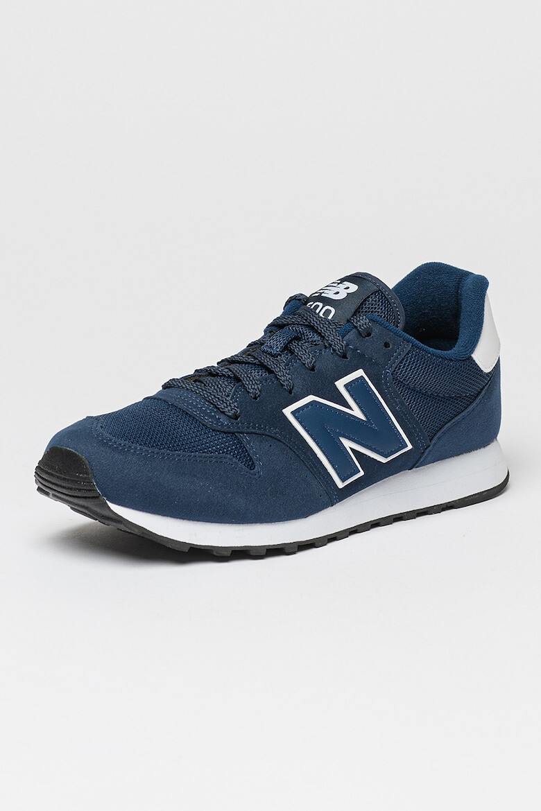 New Balance Pantofi sport cu garnituri de piele intoarsa sintetica 500 - Pled.ro