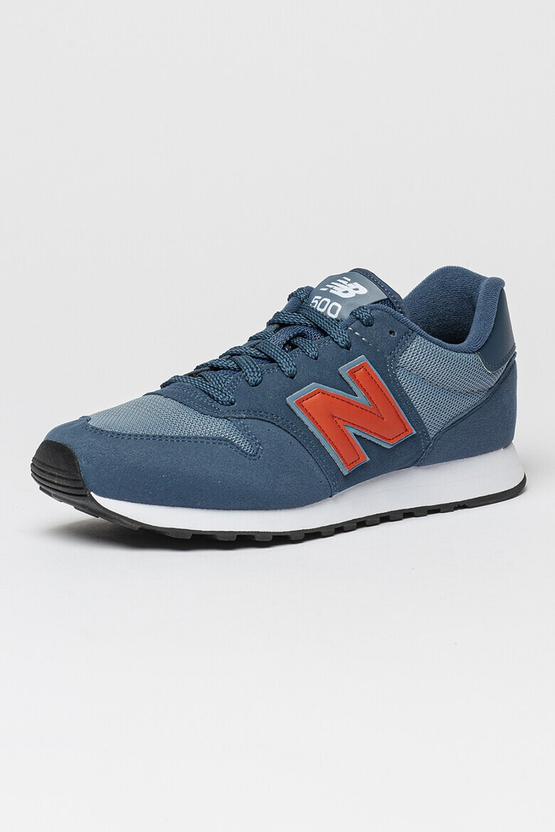 New Balance Pantofi sport cu garnituri de piele intoarsa sintetica 500 - Pled.ro