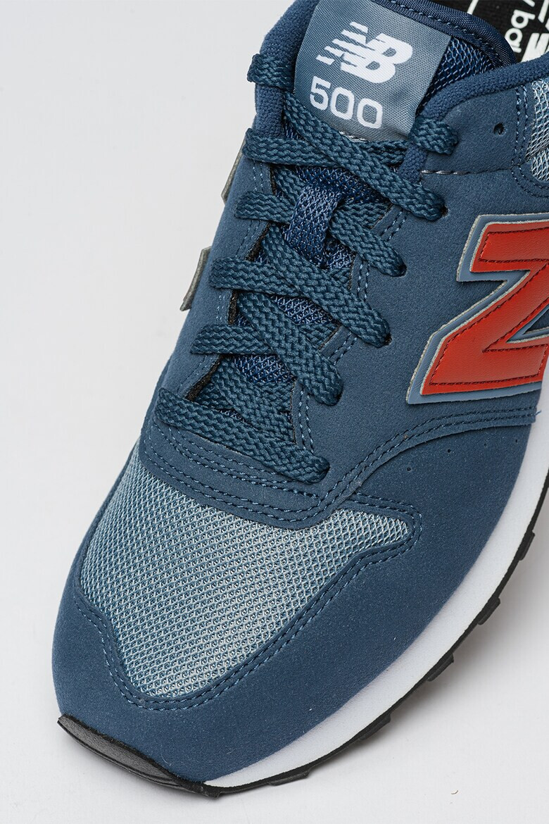 New Balance Pantofi sport cu garnituri de piele intoarsa sintetica 500 - Pled.ro