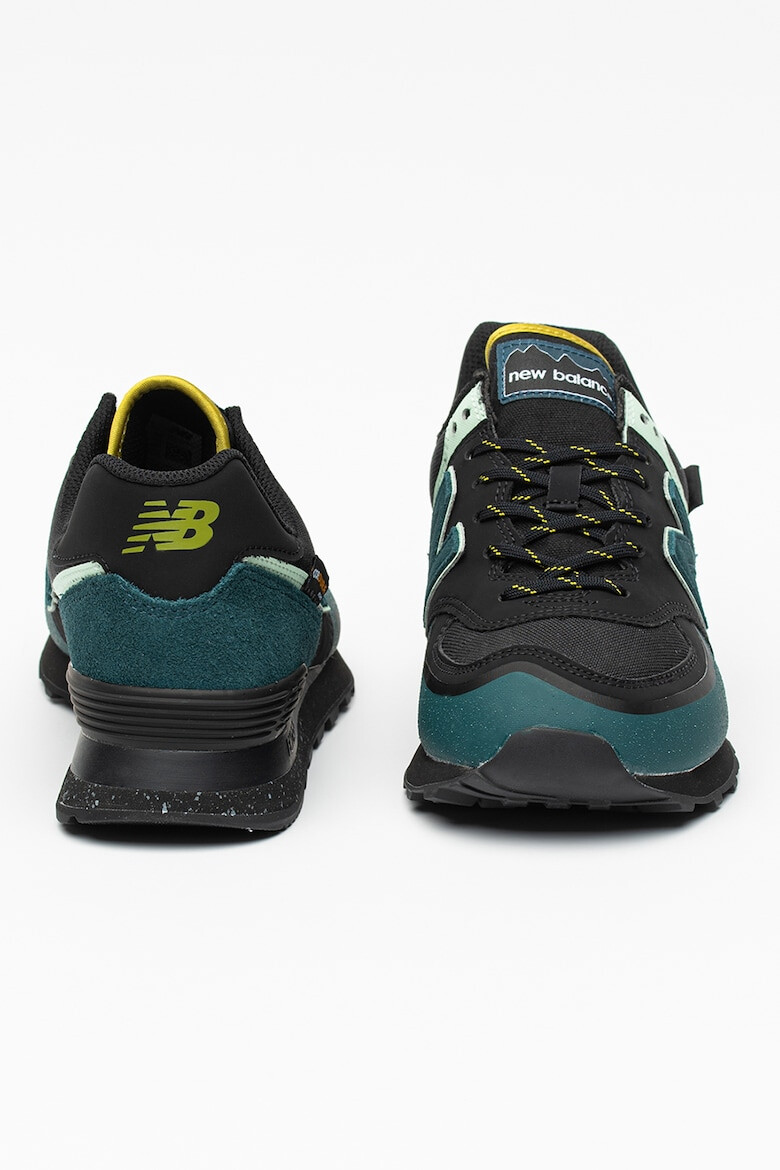 New Balance Pantofi sport de piele cu insertii de plasa 574 - Pled.ro