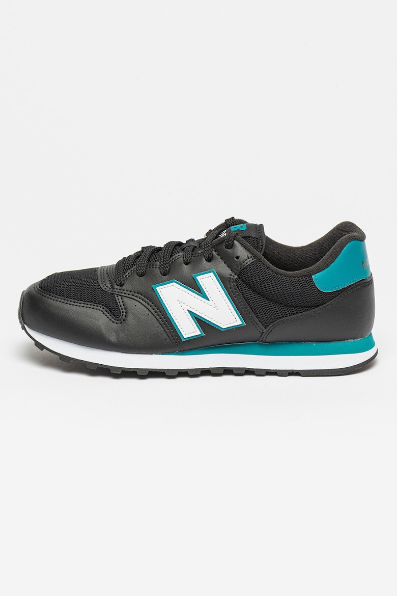 New Balance Pantofi sport de piele ecologica cu garnituri de plasa 500 - Pled.ro