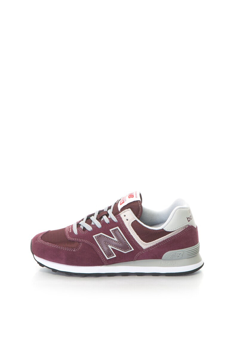 New Balance Pantofi sport de piele intoarsa cu aplicatie logo 574 - Pled.ro