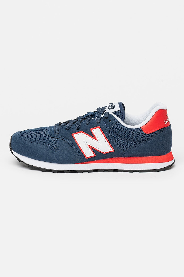 New Balance Pantofi sport din piele intoarsa ecologica cu insertii din plasa 500 - Pled.ro