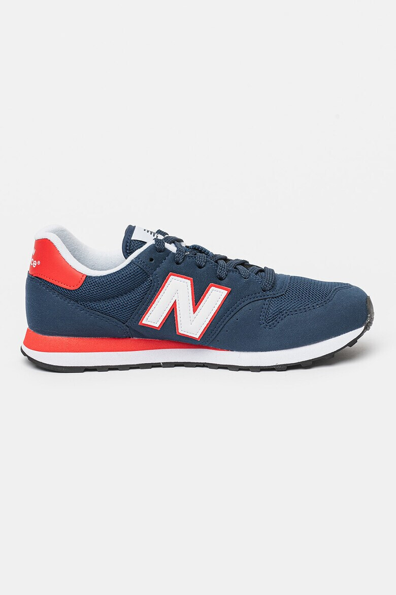 New Balance Pantofi sport din piele intoarsa ecologica cu insertii din plasa 500 - Pled.ro