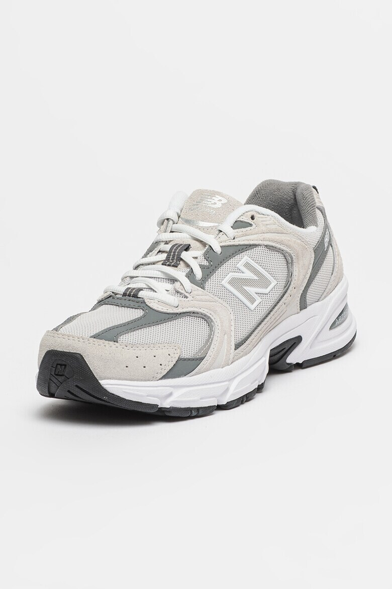 New Balance Pantofi sport din plasa cu garnituri din piele si piele intoarsa 530 - Pled.ro