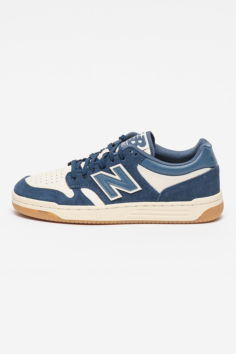 New Balance Pantofi sport low-cut din piele cu garnituri din piele intoarsa 480 - Pled.ro