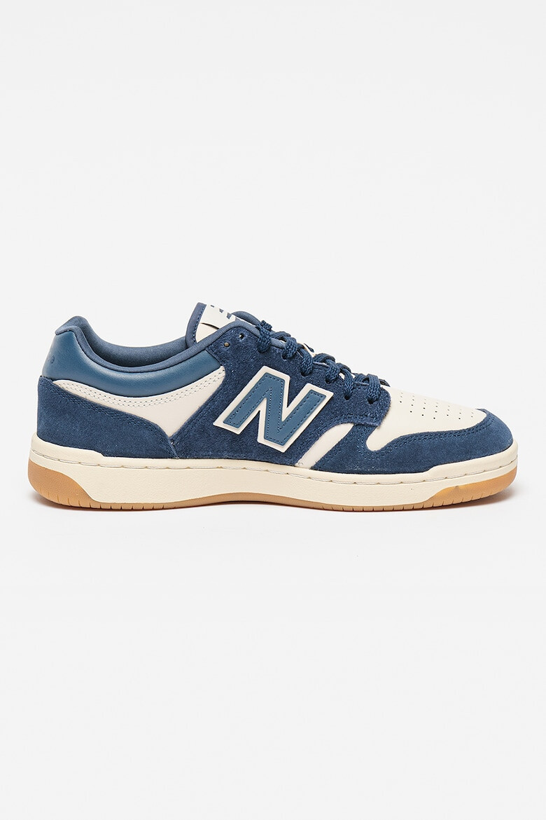 New Balance Pantofi sport low-cut din piele cu garnituri din piele intoarsa 480 - Pled.ro