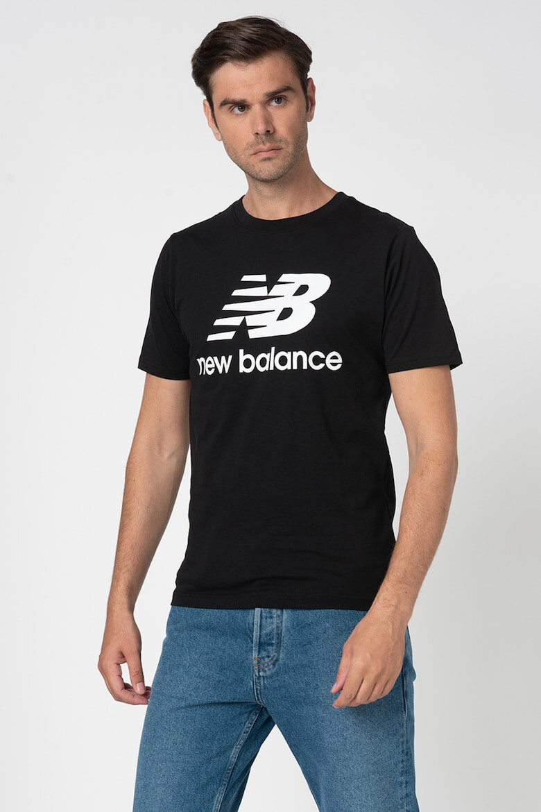 New Balance Tricou cu imprimeu logo Essentials - Pled.ro