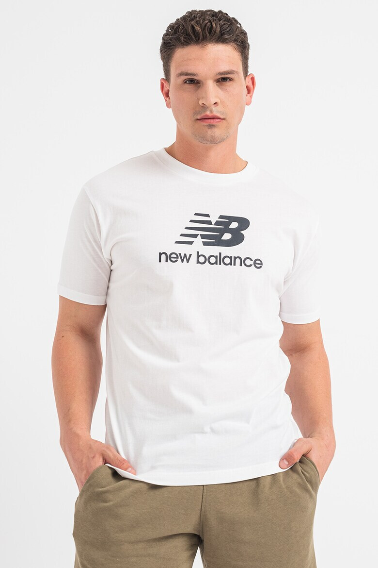 New Balance Tricou cu imprimeu logo Essentials - Pled.ro