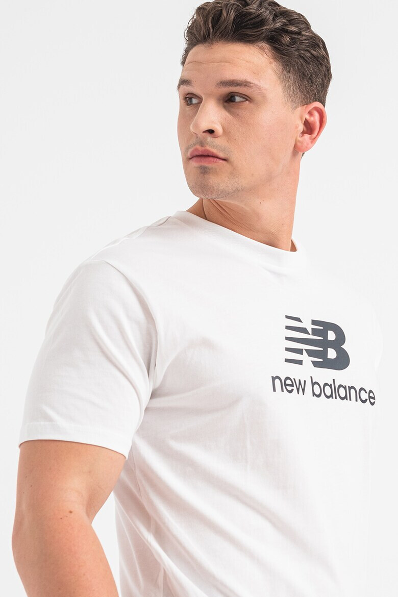 New Balance Tricou cu imprimeu logo Essentials - Pled.ro