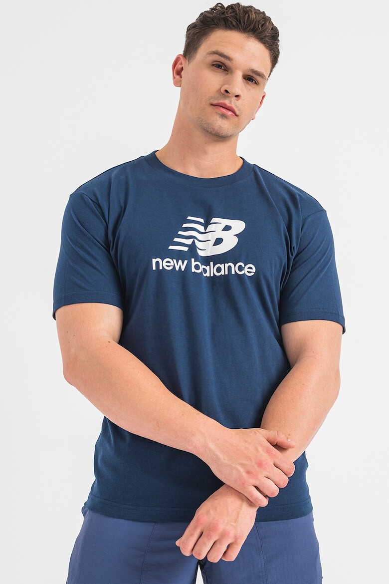 New Balance Tricou cu imprimeu logo Essentials - Pled.ro