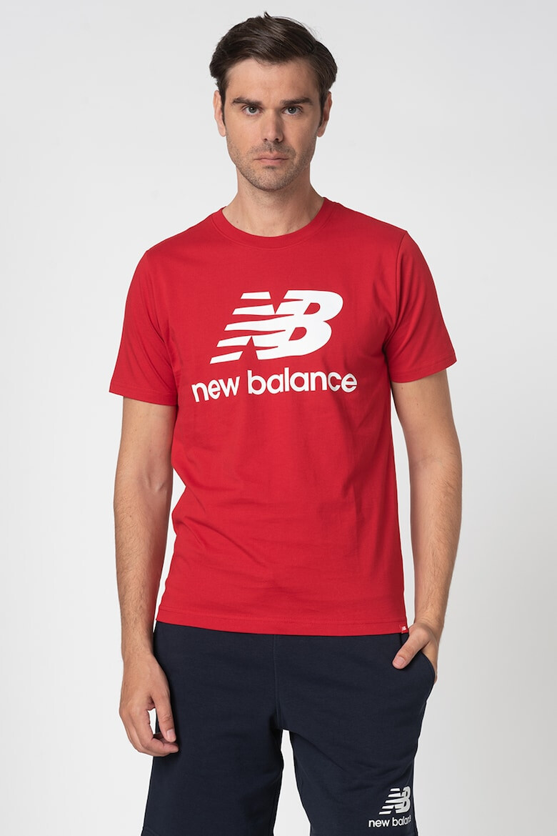 New Balance Tricou cu imprimeu logo Essentials - Pled.ro