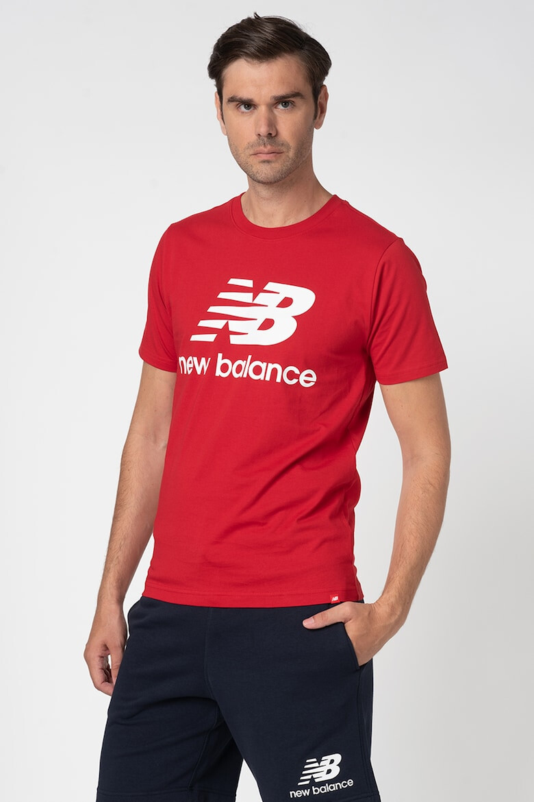 New Balance Tricou cu imprimeu logo Essentials - Pled.ro