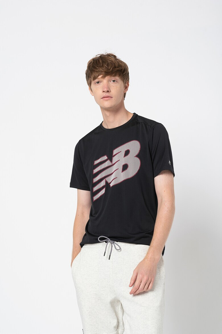 New Balance Tricou cu imprimeu logo pentru alergare Accelerate - Pled.ro