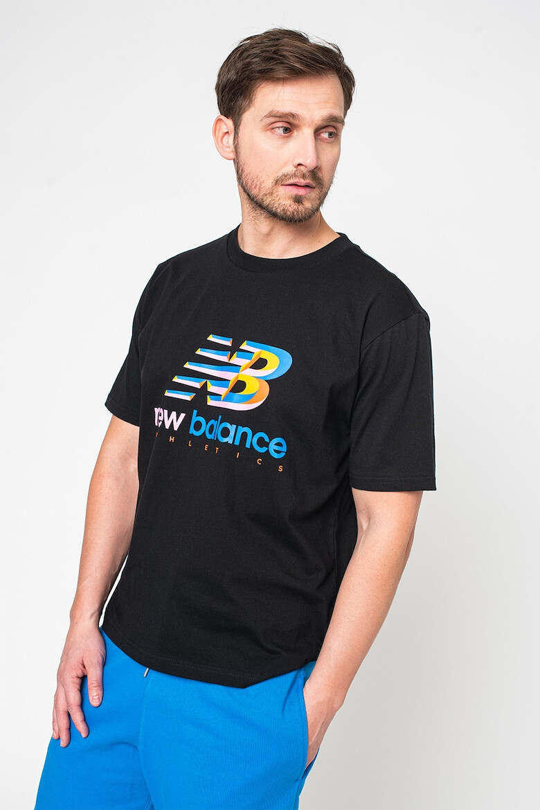 New Balance Tricou cu logo supradimensionat Athletics Amplified - Pled.ro