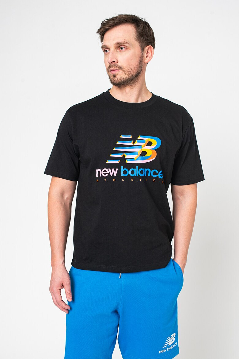 New Balance Tricou cu logo supradimensionat Athletics Amplified - Pled.ro