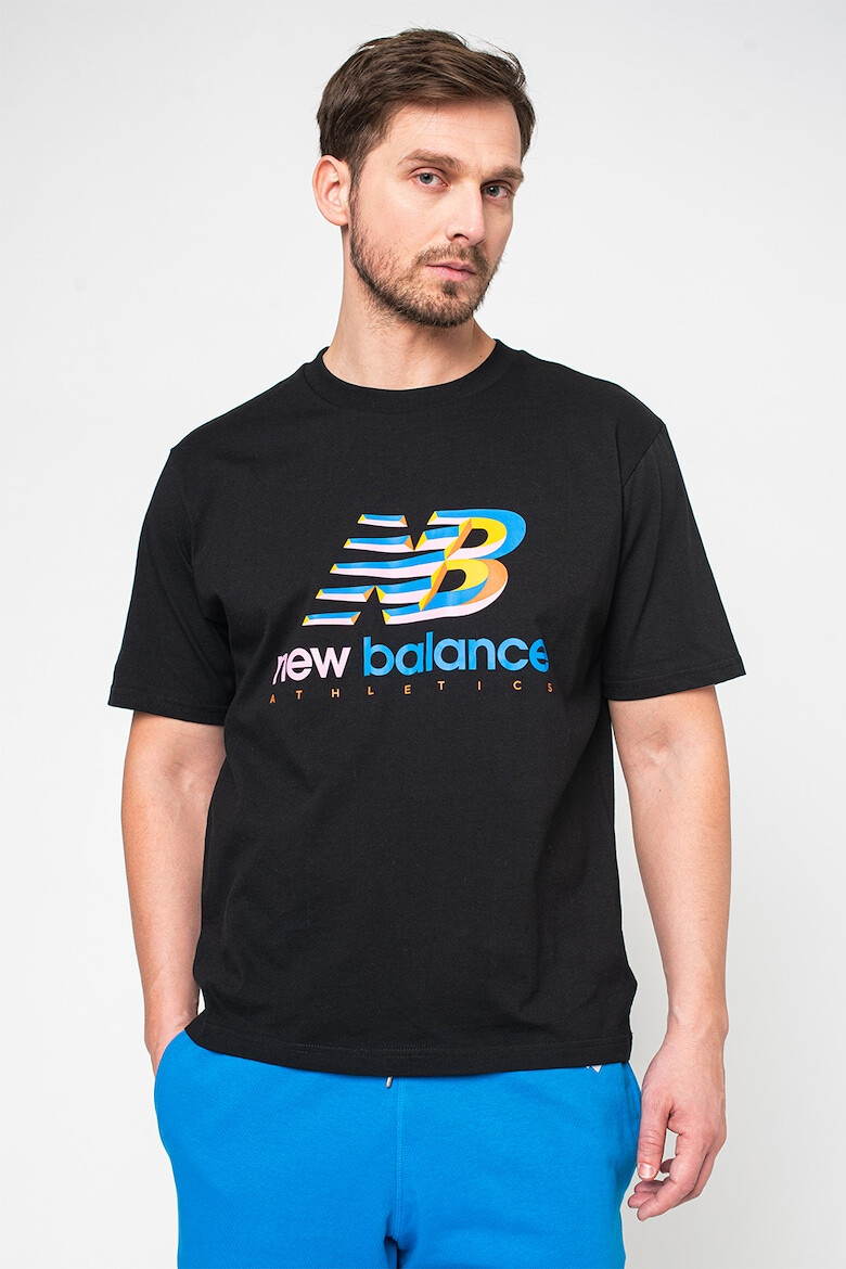 New Balance Tricou cu logo supradimensionat Athletics Amplified - Pled.ro