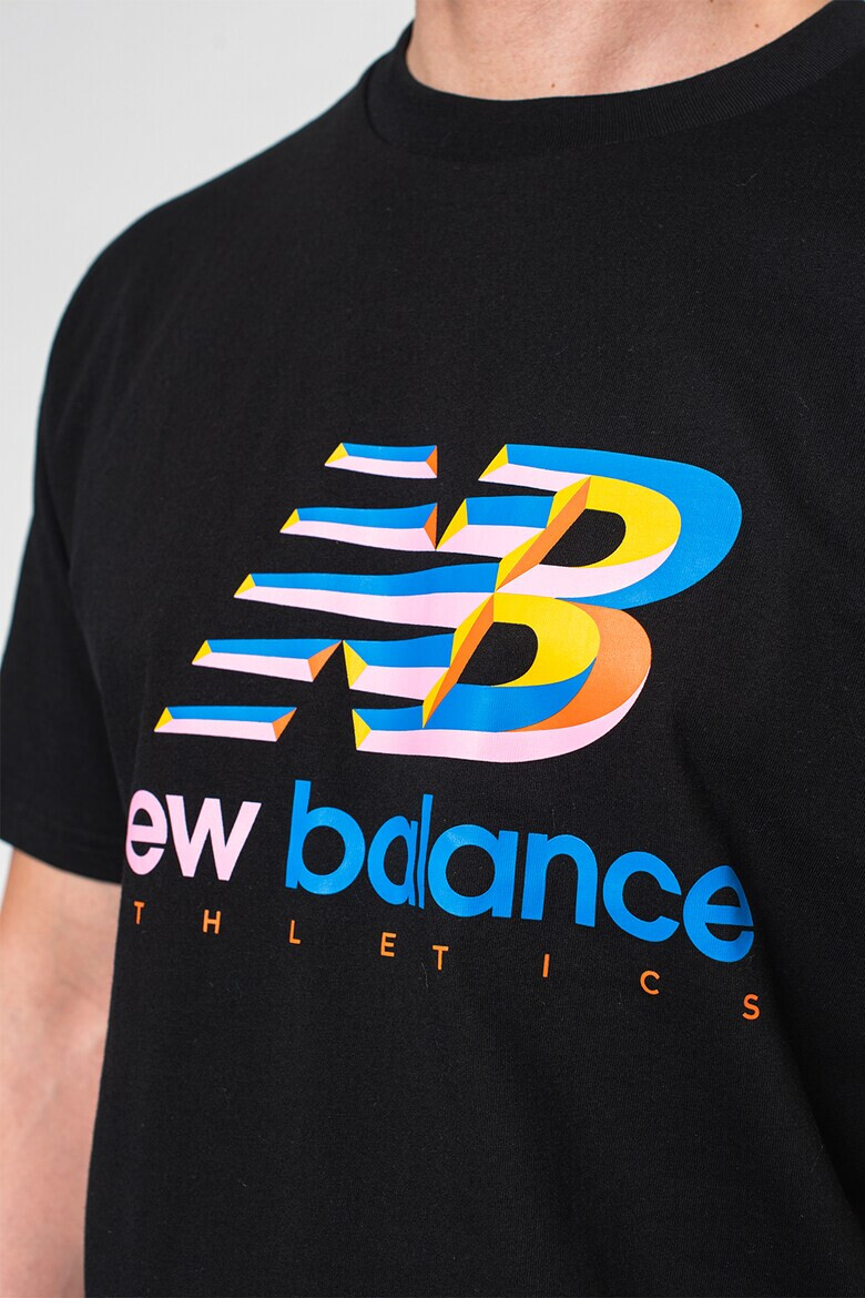 New Balance Tricou cu logo supradimensionat Athletics Amplified - Pled.ro