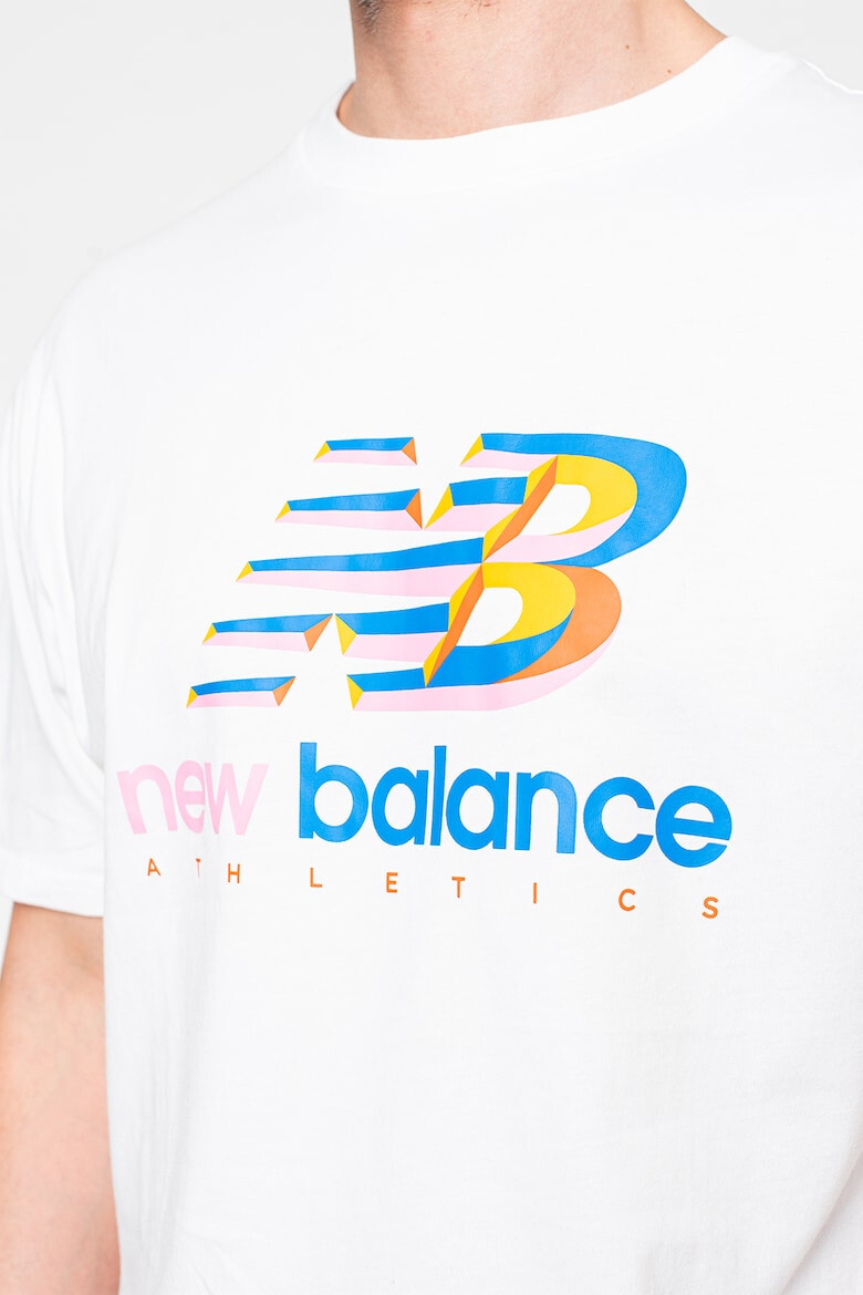 New Balance Tricou cu logo supradimensionat Athletics Amplified - Pled.ro