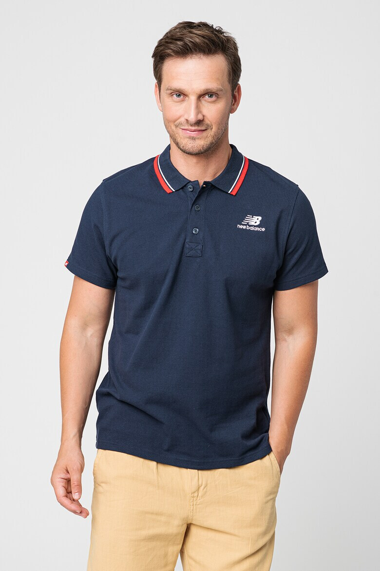 New Balance Tricou polo cu guler contrastant Classic - Pled.ro