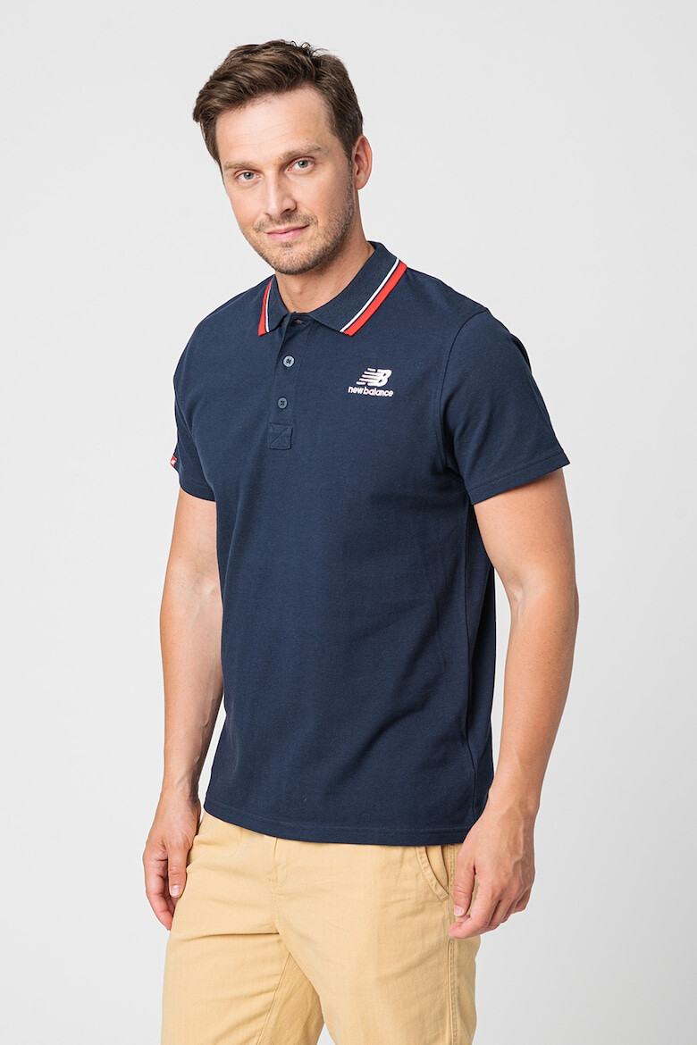 New Balance Tricou polo cu guler contrastant Classic - Pled.ro