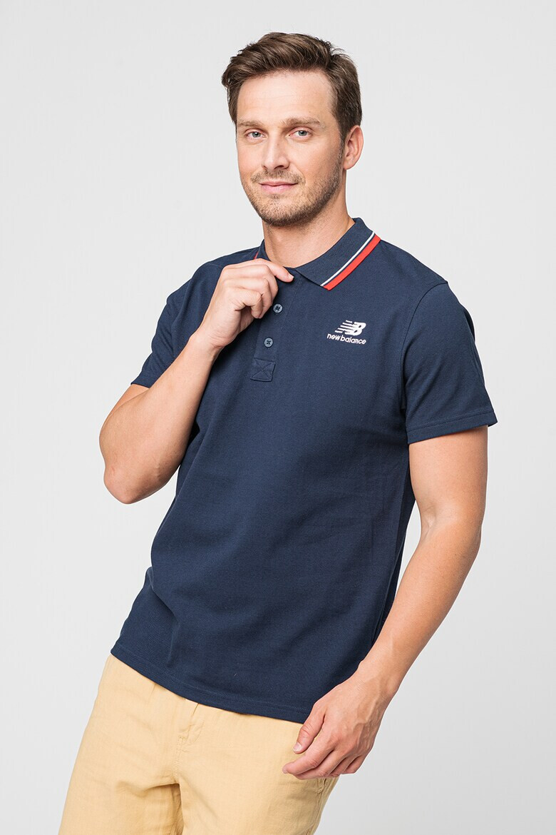 New Balance Tricou polo cu guler contrastant Classic - Pled.ro