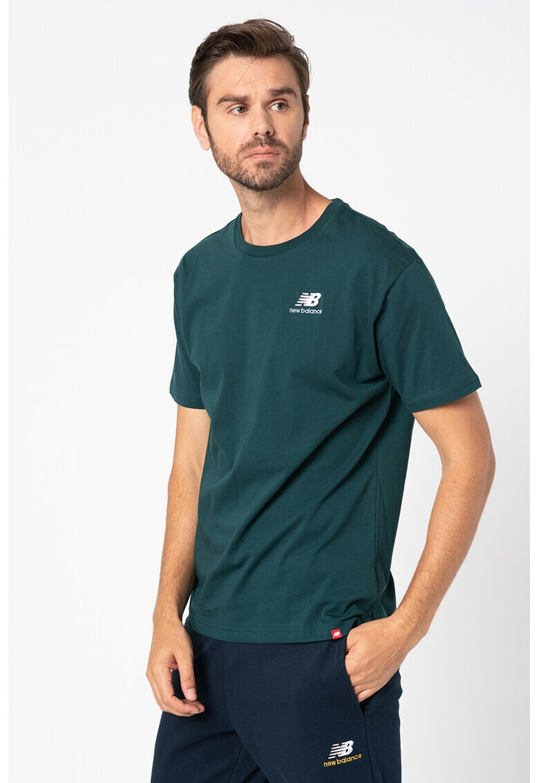 New Balance Tricou relaxed fit cu logo brodat Essentials - Pled.ro