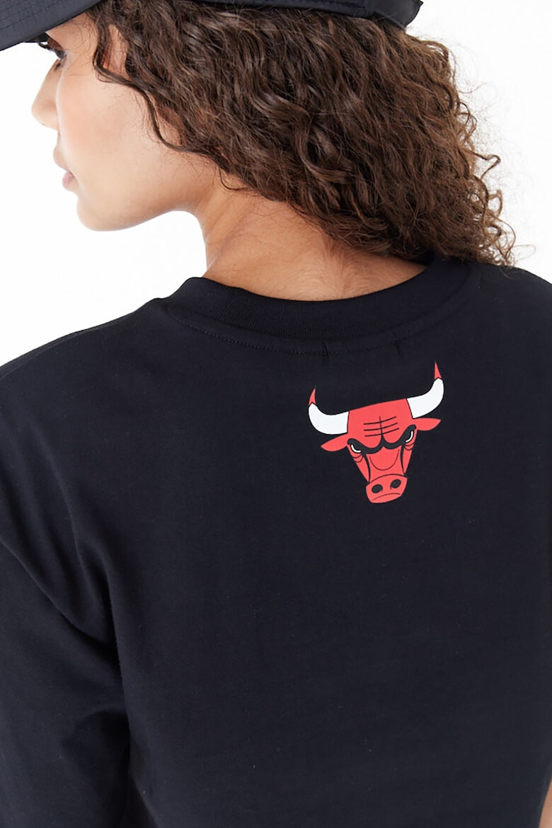 New Era Tricou crop cu imprimeu Chicago Bulls - Pled.ro