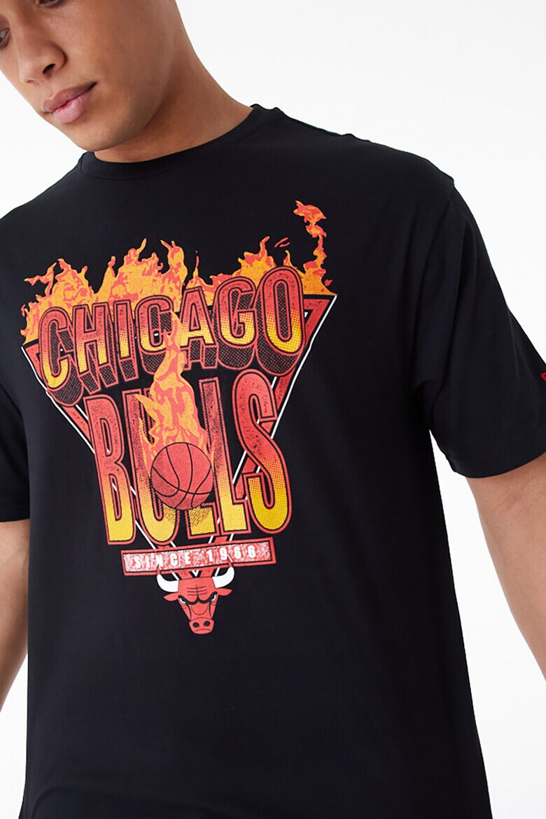 New Era Tricou de bumbac cu imprimeu Chicago Bulls - Pled.ro