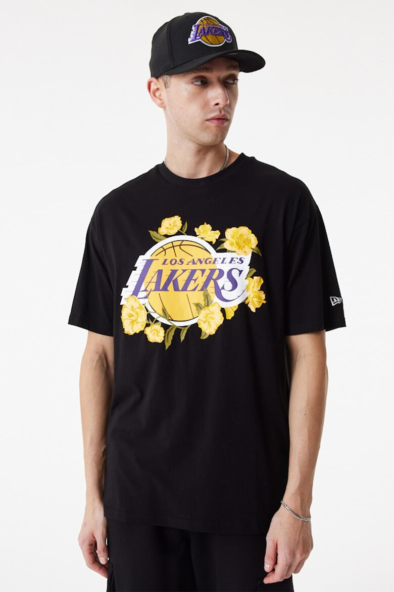 New Era Tricou unisex supradimensionat cu imprimeu grafic LA Lakers - Pled.ro