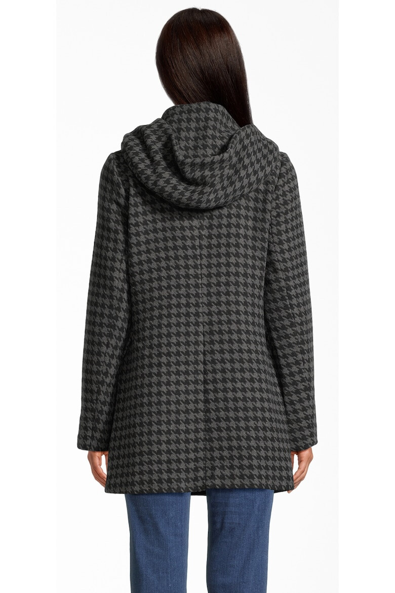 New View Haina scurta cu model houndstooth - Pled.ro