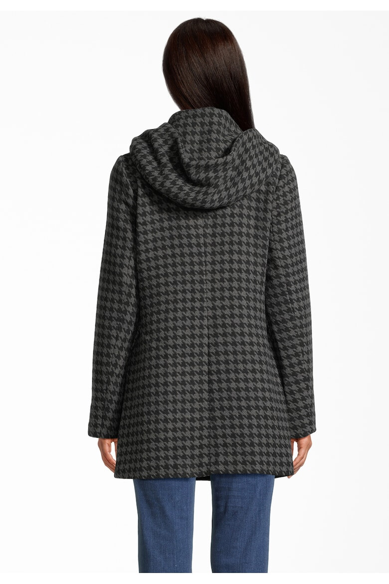 New View Haina scurta cu model houndstooth - Pled.ro