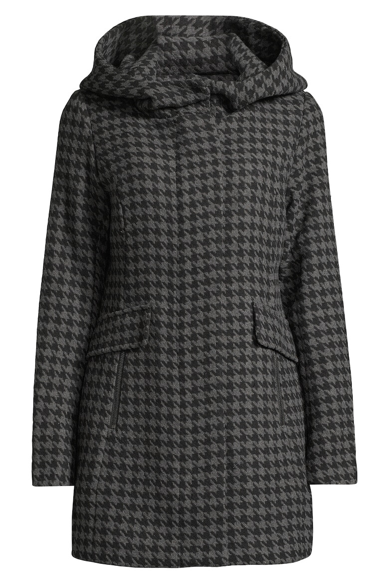 New View Haina scurta cu model houndstooth - Pled.ro