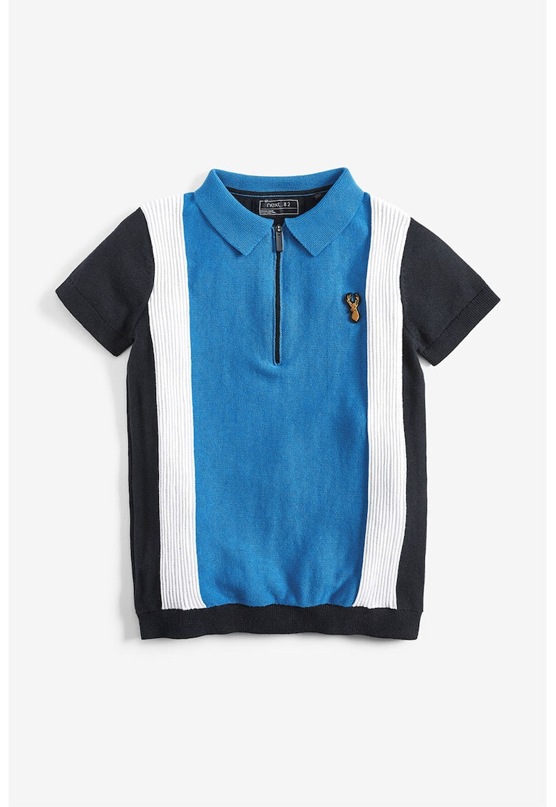 NEXT Tricou polo din tricot fin - Pled.ro