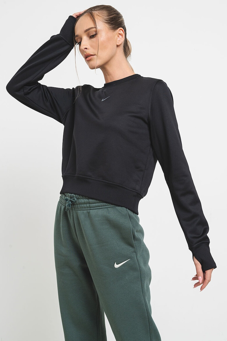 Nike Bluza crop de trening cu decolteu la baza gatului - Pled.ro