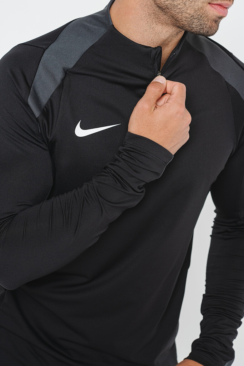 Nike Bluza cu Dri-Fit si fermoar scurt pentru fotbal - Pled.ro