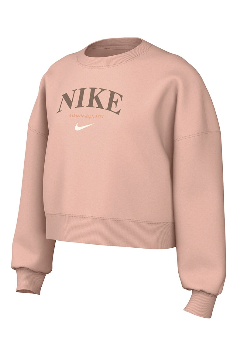 Nike Bluza de trening cu decolteu la baza gatului si imprimeu logo - Pled.ro