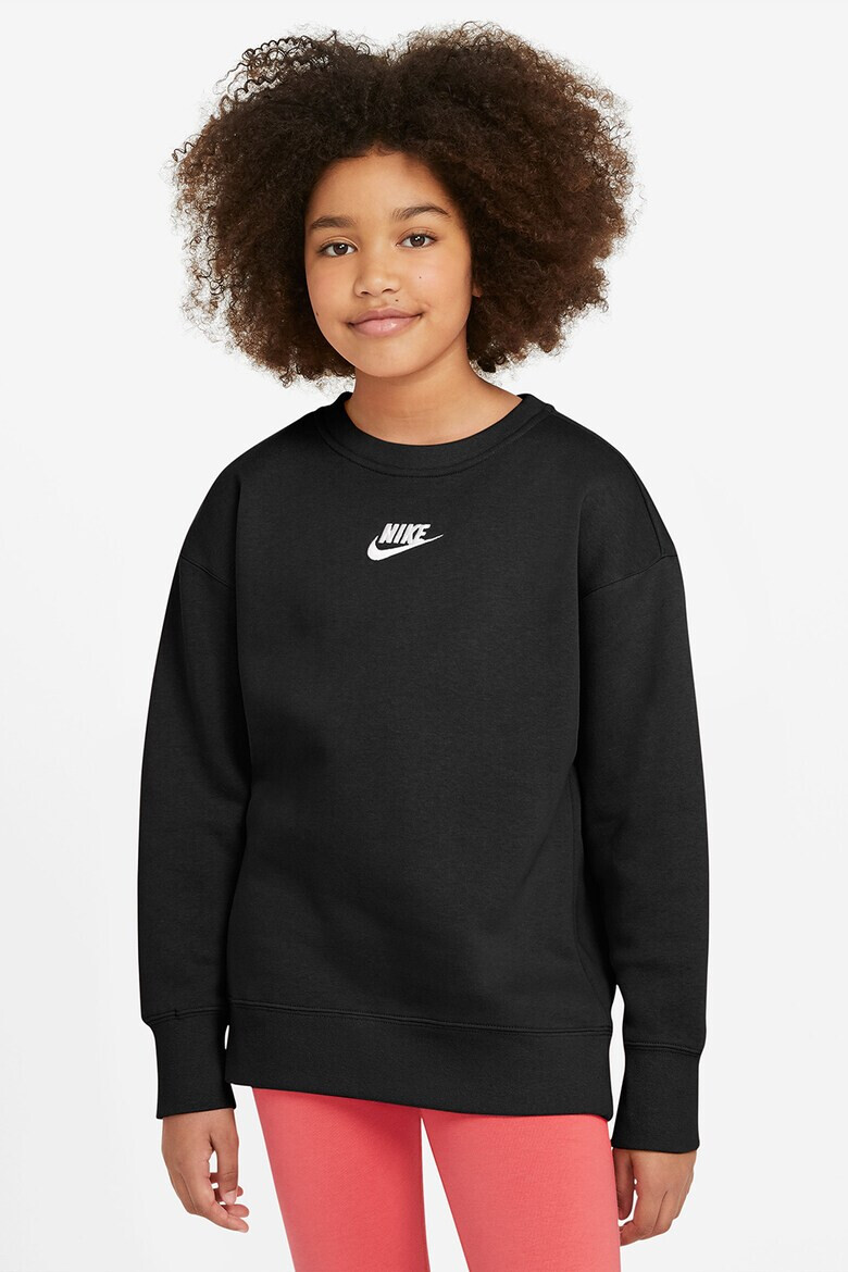 Nike Bluza de trening cu decolteu la baza gatului si logo - Pled.ro