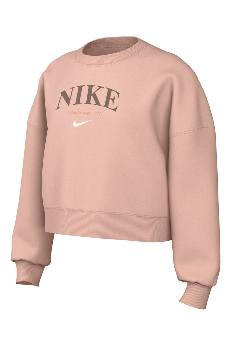 Nike Bluza de trening cu decolteu la baza gatului si imprimeu logo - Pled.ro