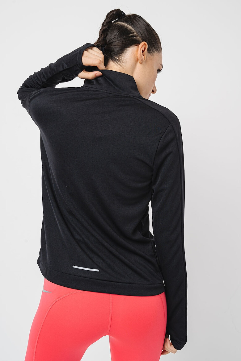 Nike Bluza de trening cu tehnologie Dri-FIT si fenta cu fermoar pentru alergare Swoosh - Pled.ro