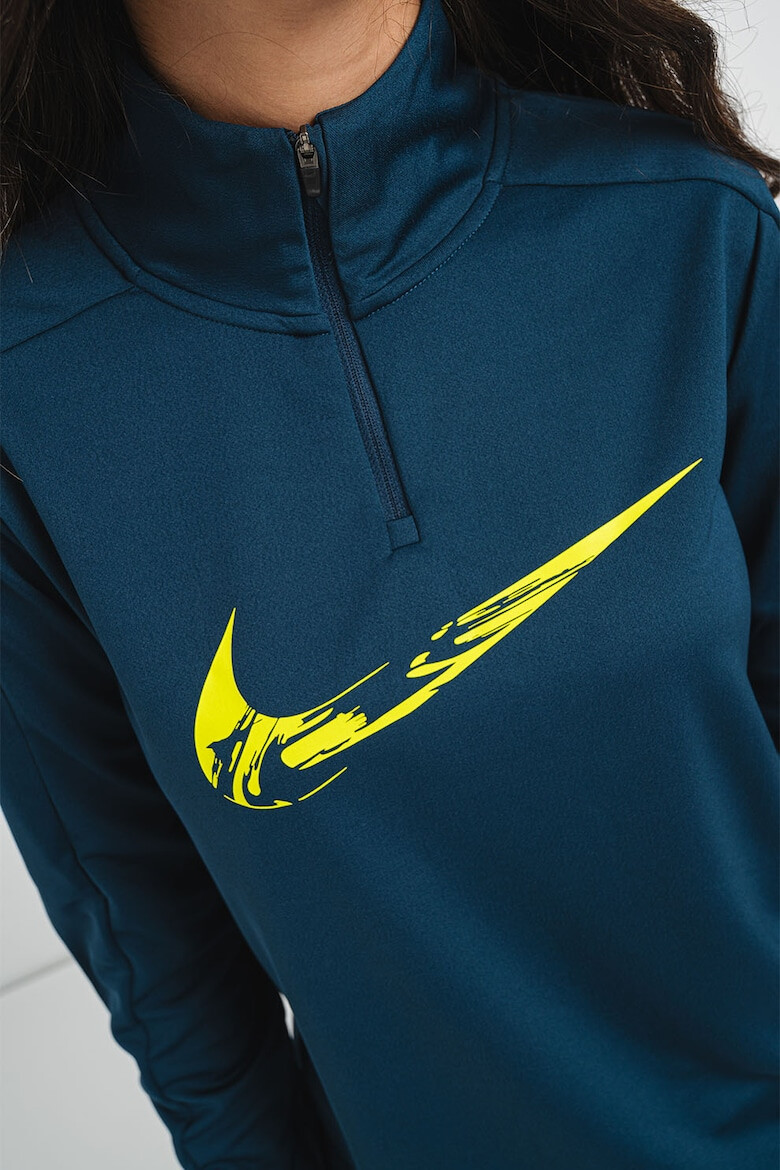 Nike Bluza de trening cu tehnologie Dri-FIT si fenta cu fermoar pentru alergare Swoosh - Pled.ro