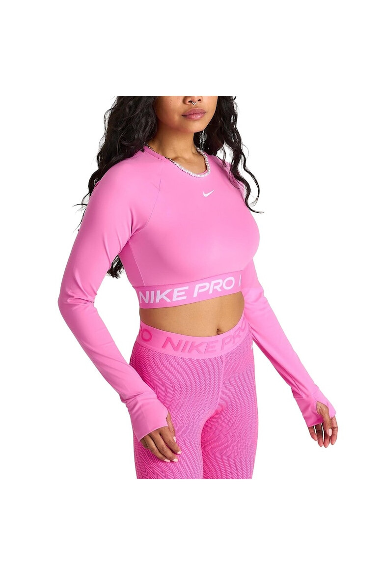 Nike Bluza Pro 365 Cropped W FV5484-675 Roz - Pled.ro