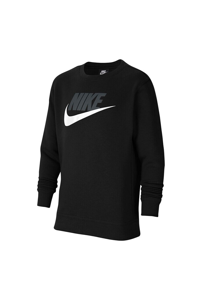 Nike Bluza sport cu decolteu la baza gatului si imprimeu logo contrastant Sportswear Club - Pled.ro