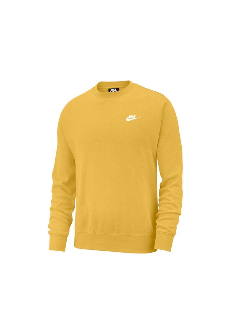 Nike Bluza sport cu decolteu la baza gatului si logo brodat - Pled.ro