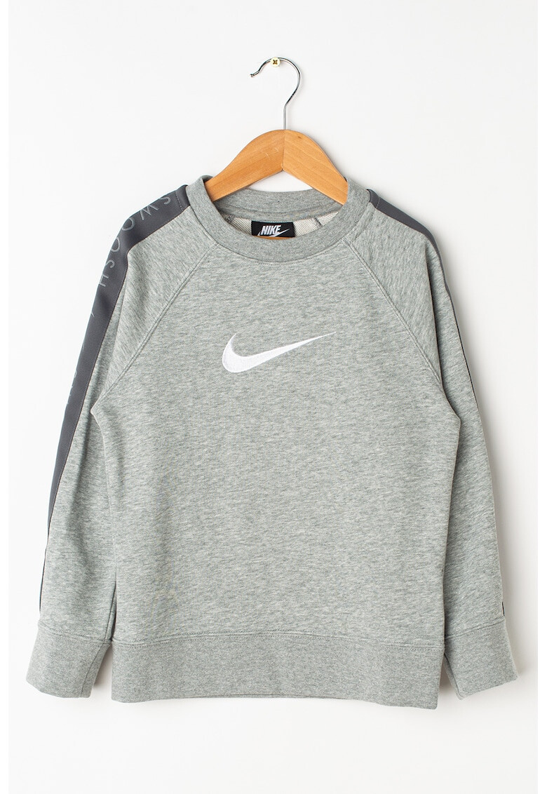 Nike Bluza sport cu logo si decolteu la baza gatului Swoosh - Pled.ro