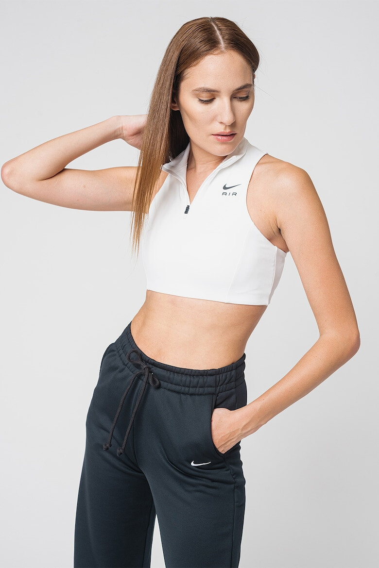 Nike Bustiera cu fermoar scurt pentru antrenament Air Swoosh Dri-Fit - Pled.ro