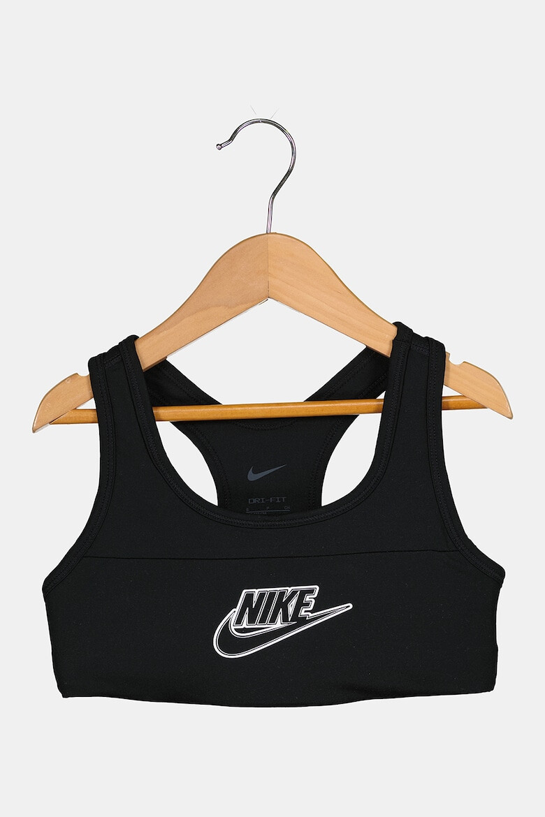 Nike Bustiera cu imprimeu logo si tehnologie Dri-Fit pentru antrenament Swoosh - Pled.ro