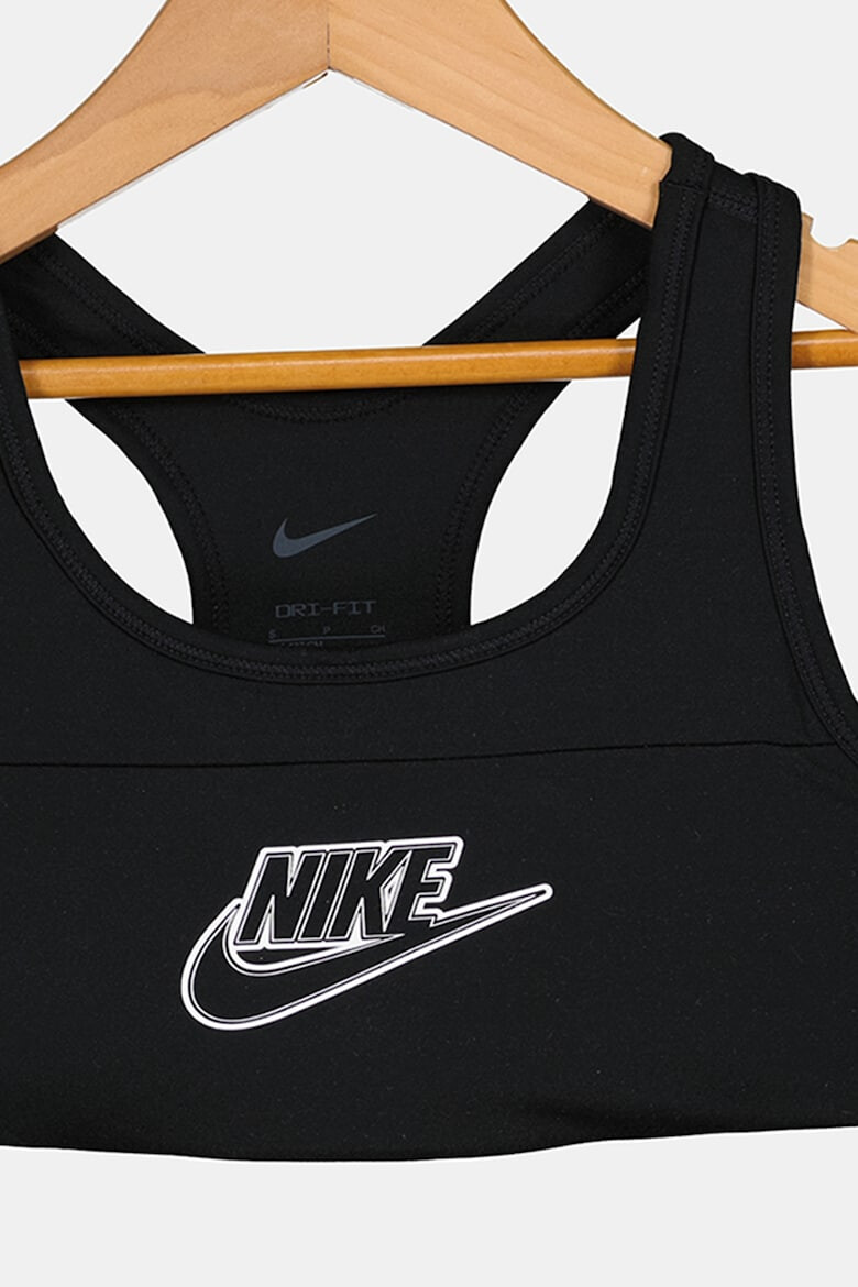 Nike Bustiera cu imprimeu logo si tehnologie Dri-Fit pentru antrenament Swoosh - Pled.ro